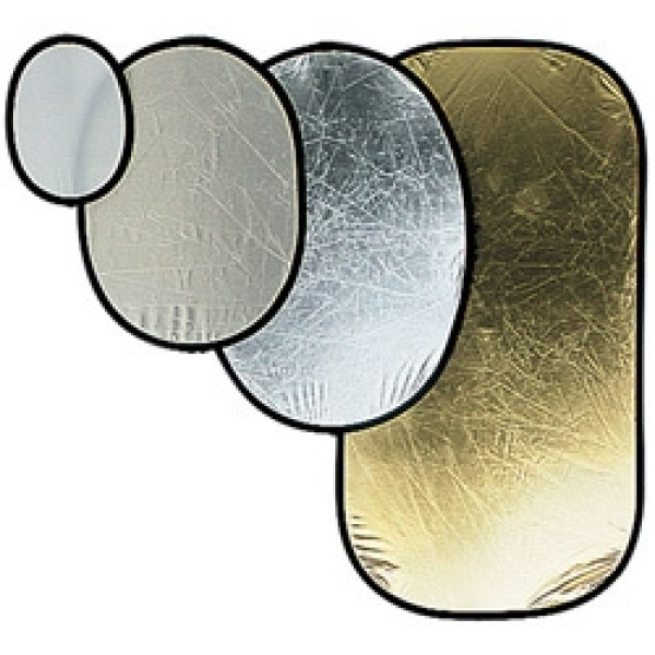 Відбивач Manfrotto GOLD/WHITE 120CM OVAL REFLEC (I4841)